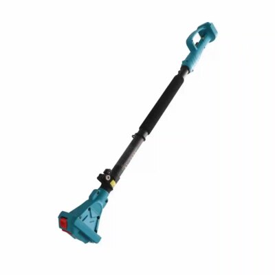 Cordless Pruning Shears Extension Pole Anti Slip Handle Rotating Head Electric Tree Pruner Pole 4.92 Ft Length for Garden Blue - Image 4