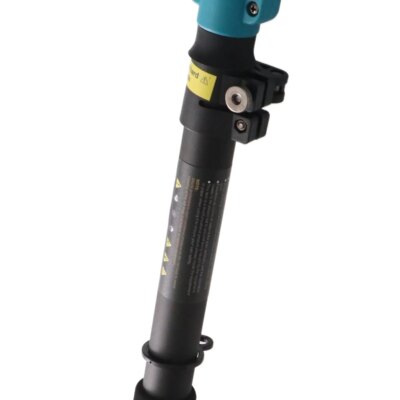Cordless Pruning Shears Extension Pole Anti Slip Handle Rotating Head Electric Tree Pruner Pole 4.92 Ft Length for Garden Blue - Image 5