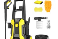 Gisam 180Bar 2200W Electric High Pressure Washer Car Washer Gun Garden Washing Water Wash Spray Gun 180° Adjustable Nozzle