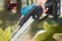 Saw for Tree Trimming Handheld Electric Power Chain Cutting tool type garden saw  Tool 6-inch Mini Chainsaw Cordless