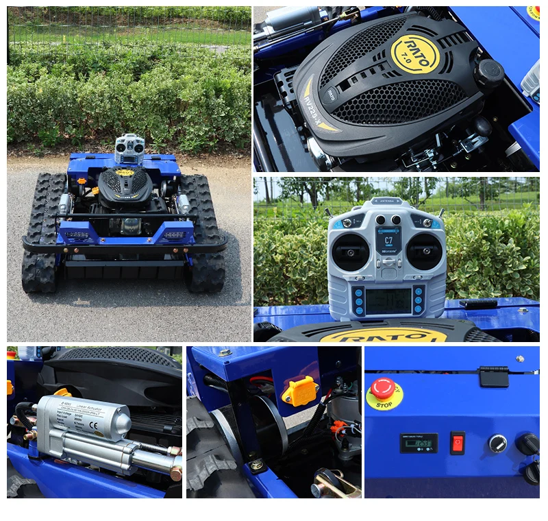 Remote Control Grass CutterSmart Robotic Lawn Mower Intelligent GPS Robot Lawnmower Electric Robot Mowers Lawn For Garden