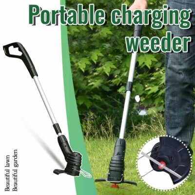 Electric Grass Trimmer Electric Grass Trimmer Handheld Garden Grass Trimmer Cordless Lawn Trimmer for Garden Tool Grass Trimmer