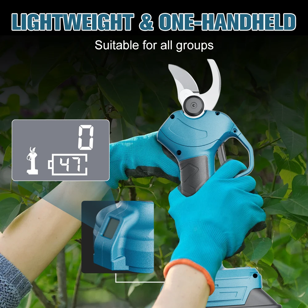 Cordless Pruning Shears For Makita 18V Battery Electric Scissorss Fruit Tree Branches Electric Pruning Shears Garden Tool