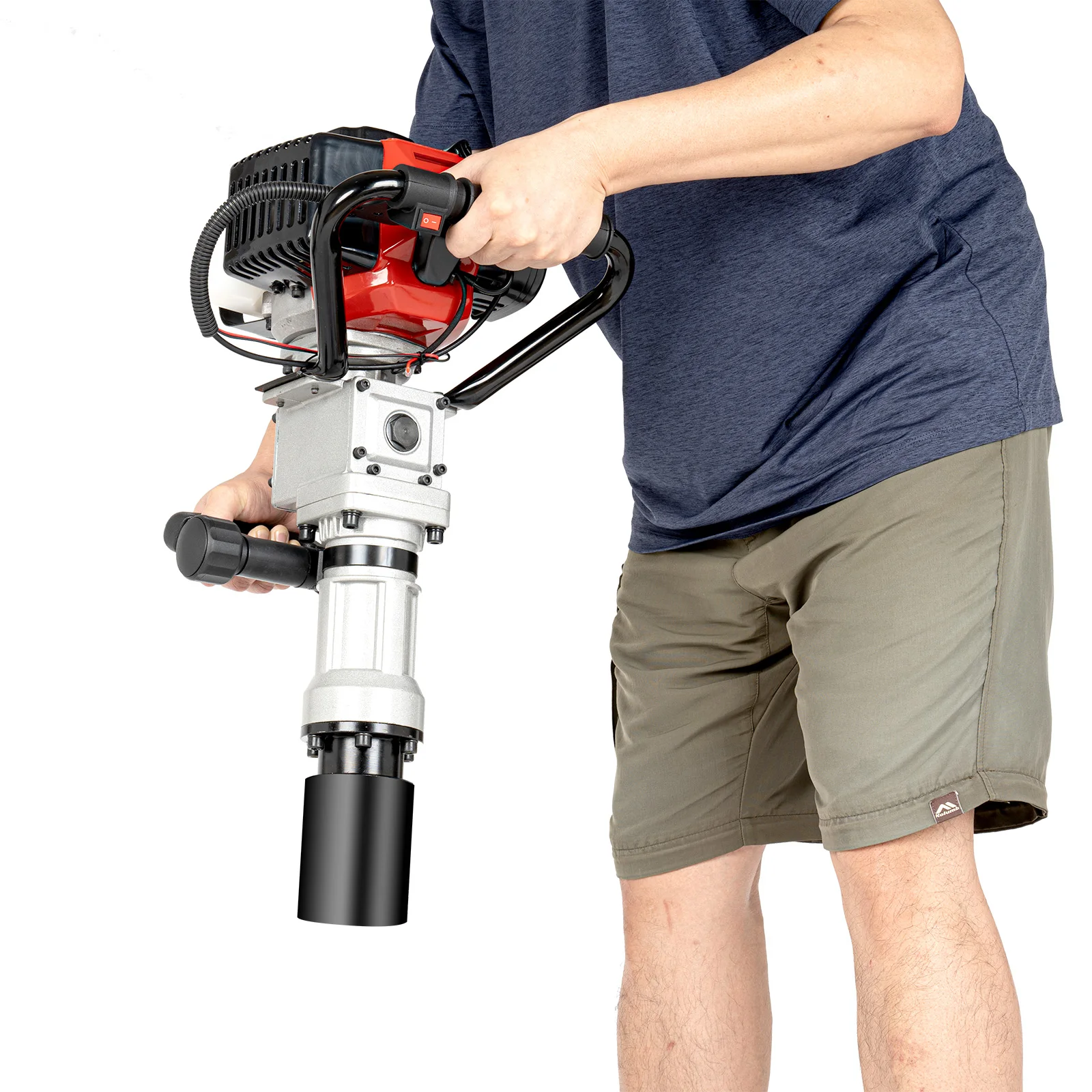 2-Stroke 32.6cc Heavy Duty Fence Hammer T Post Driver Gasoline Petrol Powered Pile Driver 900W For Garden Farm