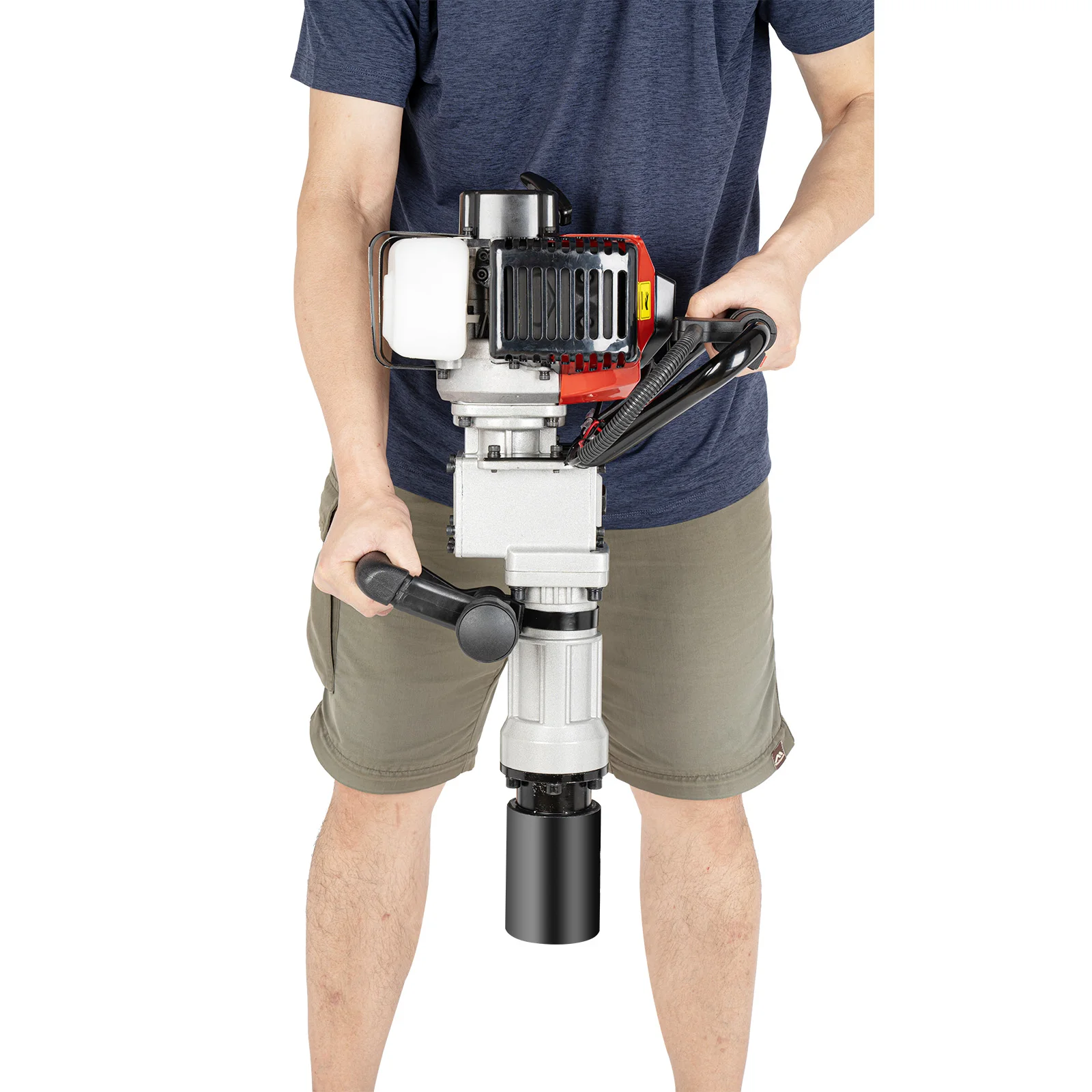 2-Stroke 32.6cc Heavy Duty Fence Hammer T Post Driver Gasoline Petrol Powered Pile Driver 900W For Garden Farm