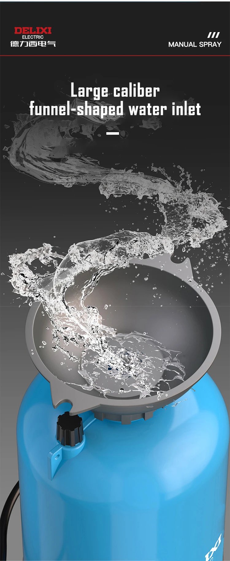 DELIXI ELECTRIC 3/5/8L Garden Sprayer Hand Pump Pressure Sprayer,Multi-Purpose Hand Pressure Garden Sprayer,for Lawn Garden DELIXI ELECTRIC 3/5/8L Garden Sprayer Hand Pump Pressure Sprayer,Multi-Purpose Hand Pressure Garden Sprayer,for Lawn Garden