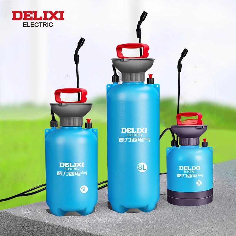 DELIXI ELECTRIC 3/5/8L Garden Sprayer Hand Pump Pressure Sprayer,Multi-Purpose Hand Pressure Garden Sprayer,for Lawn Garden - Image 2