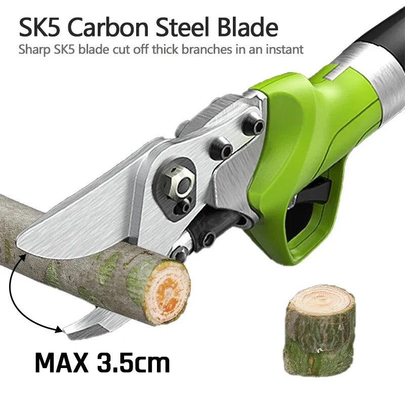 Greenworks Electric Scissors Brushless Motor 40V Home Garden 3.5mm Pruning Shear Professional Cordless Lopper Original Bare Tool