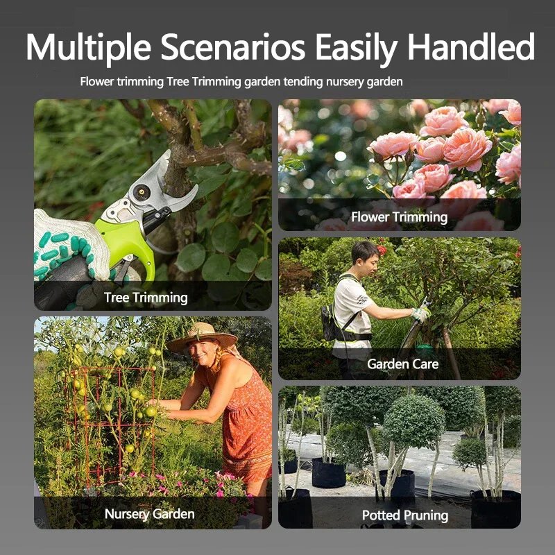 Greenworks Electric Scissors Brushless Motor 40V Home Garden 3.5mm Pruning Shear Professional Cordless Lopper Original Bare Tool