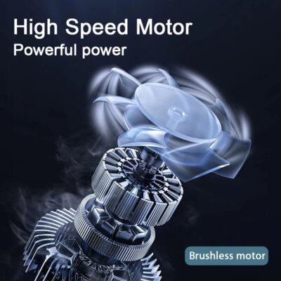 Brushless Turbo Fan Blowers 320000RPM 3000W 450M/S Electric Handheld Jet Fan Snow Leaf Dust Blowing Tools For Makita 18V Battery - Image 2