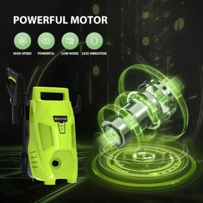 WEIRONG Home & Garden High Pressure Washer,Powerful Jet Nozzle,Portable Electric Jet Washer for Patio,Car,Driveway ,Fences,Yard - Image 6