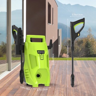 WEIRONG Home & Garden High Pressure Washer,Powerful Jet Nozzle,Portable Electric Jet Washer for Patio,Car,Driveway ,Fences,Yard - Image 3
