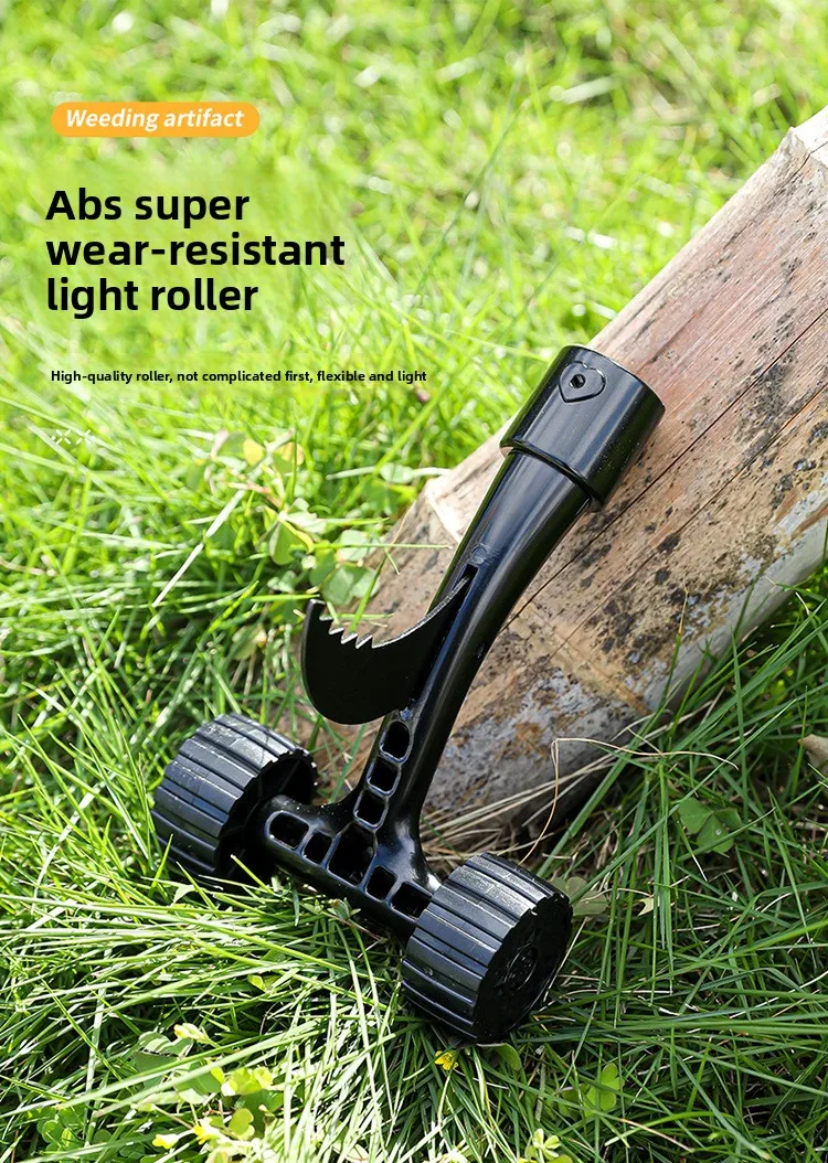 Roller weeding tool, no bending over weeding hook, garden quick weeding tool, soil loosening and weeding device Roller weeding tool, no bending over weeding hook, garden quick weeding tool, soil loosening and weeding device