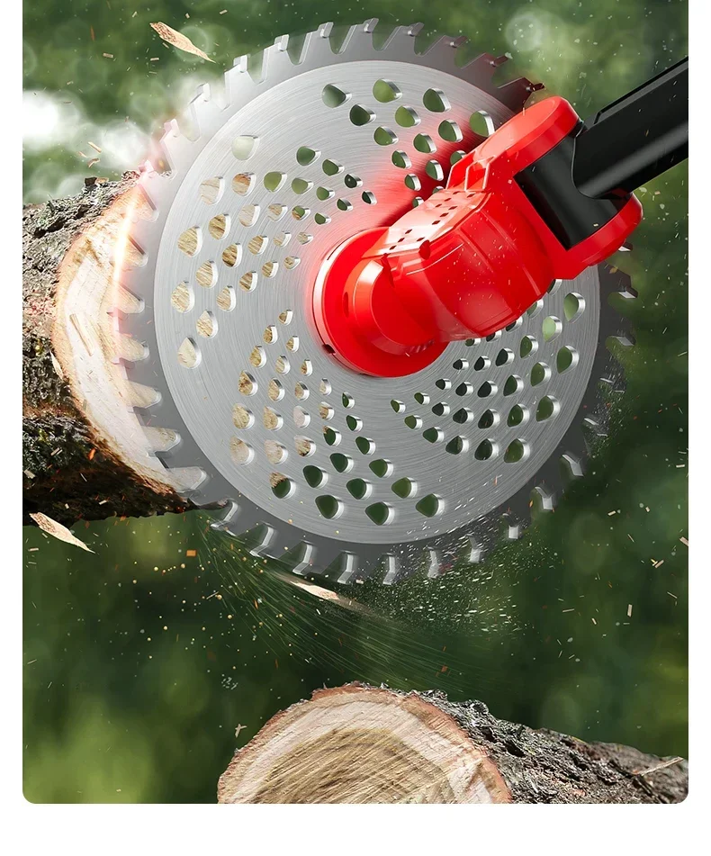 110V/220vElectric Lawn Mower Small Size Lithium Battery Multifunctional Grass Trimmer Household Weed Whacker AB