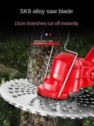 110V/220vElectric Lawn Mower Small Size Lithium Battery Multifunctional Grass Trimmer Household Weed Whacker AB