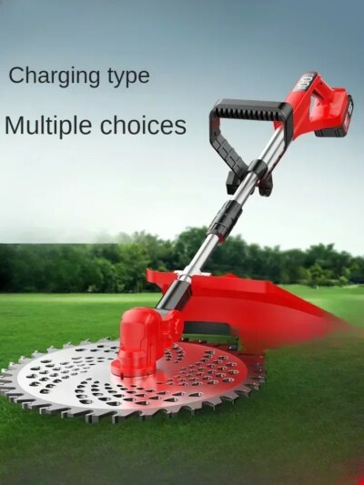 110V/220vElectric Lawn Mower Small Size Lithium Battery Multifunctional Grass Trimmer Household Weed Whacker AB - Image 3