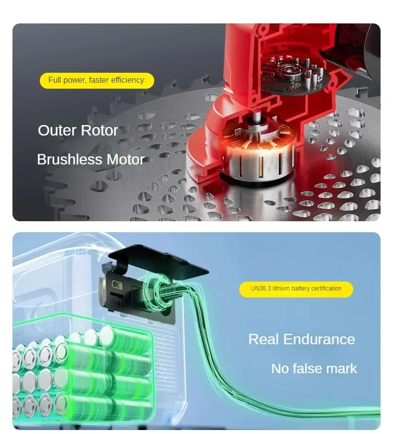 110V/220vElectric Lawn Mower Small Size Lithium Battery Multifunctional Grass Trimmer Household Weed Whacker AB