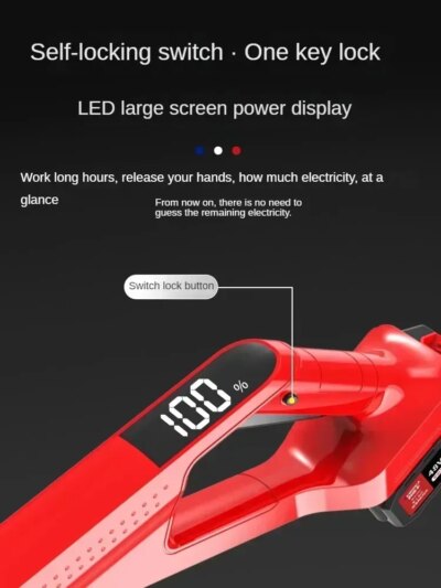 110V/220vElectric Lawn Mower Small Size Lithium Battery Multifunctional Grass Trimmer Household Weed Whacker AB - Image 5