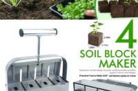 Handheld Seedling Soil Block Maker 2 Inch Soils Blocking Tool Used for Seedling Greenhouse Garden Supplies
