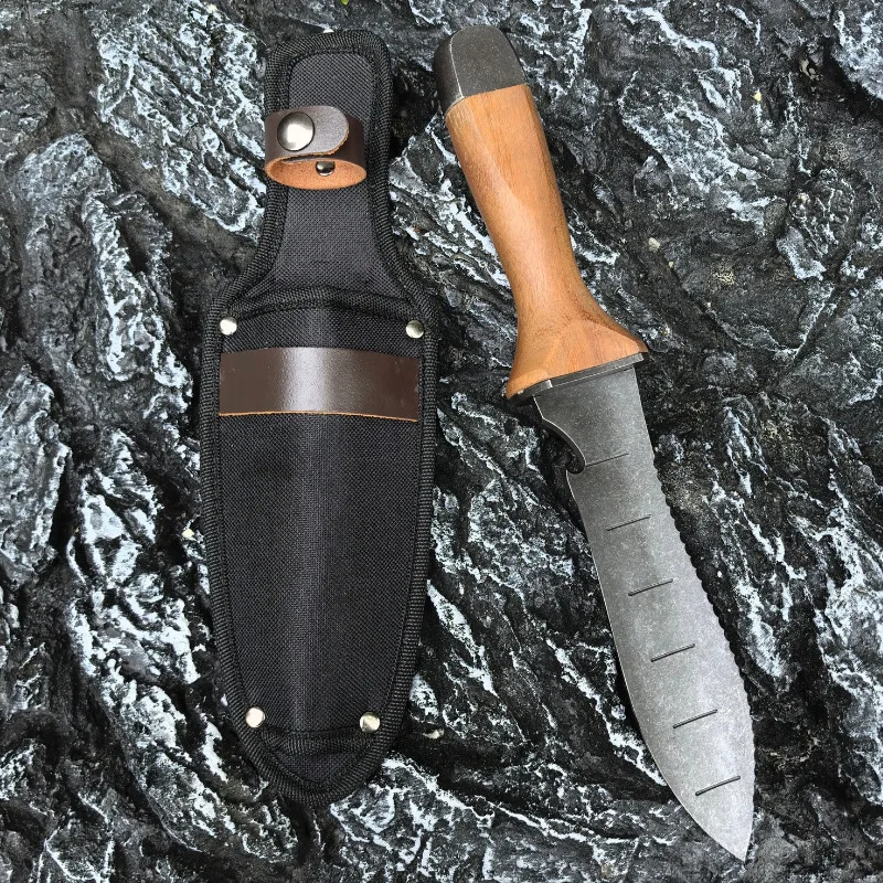 Garden shovel, garden tools, digging shovel, Nordic style digging, loosening soil, sea shovel, walnut handle