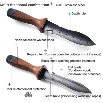 Garden Shovel Hand Trowel Rake Cultivator Weeder Tools Bonsai Tool Planting Gardening Dig Vegetable Shovel Planting Hand Tools - Image 4