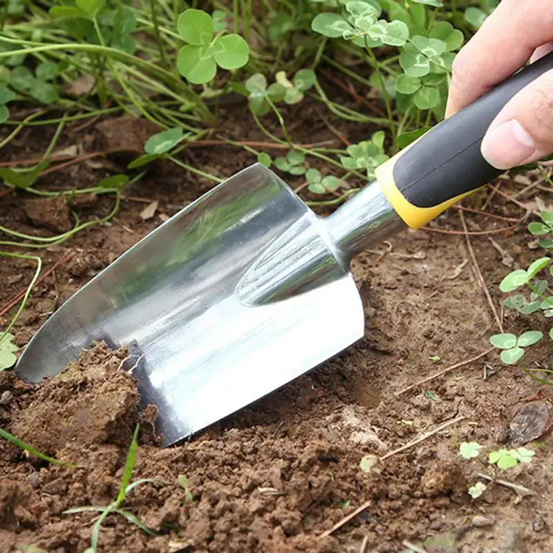 Aluminum Alloy Tool Set Garden Shovel Wide Shovel Hand Tilling Rake Plant Tool Digging Weeding