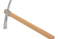 Outdoor Camping garden Multifunctional Pickaxe Hoe Heavy Duty Stainless Steel Pick Axe Hand Hoe with Wooden Handle