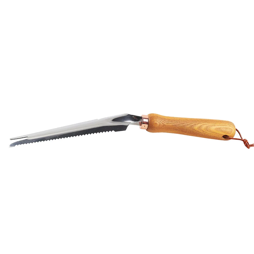 Multifunctional Stainless Steel Gardening Shovel Spade Manual Weeder With Sawtooth Weeding Shovel Manual Weeding Garden Tool
