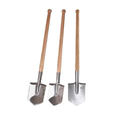 Gardening Shovel Large Steel Garden Shovel Farmland Orchard Manual Spade Outdoor Camping Travel  Shovels with Wooden Handle - Image 2