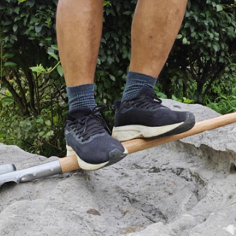 Gardening Shovel Large Steel Garden Shovel Farmland Orchard Manual Spade Outdoor Camping Travel  Shovels with Wooden Handle