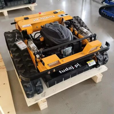 All Terrain Usable Rechargeable Lawn Mower Zero Turn Slope 45° Smart Remote Control Robot Garden Machine - Image 4