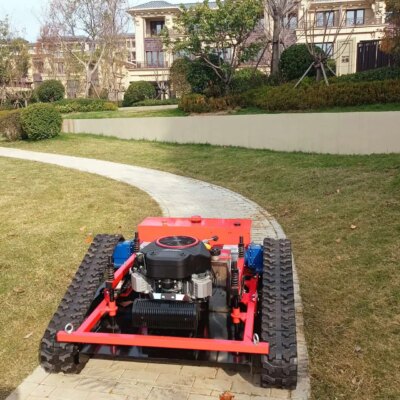27HP super   powerful slope remote contril  crawler lawn mowing robot - Image 5