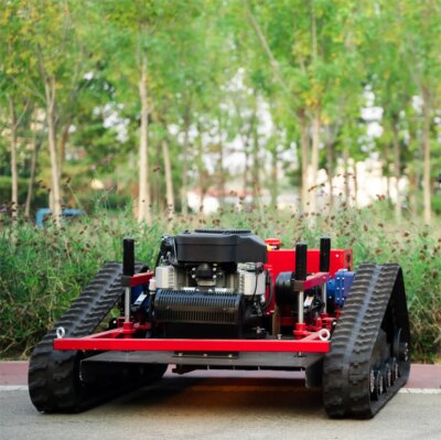 27HP super   powerful slope remote contril  crawler lawn mowing robot - Image 2