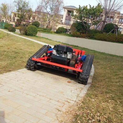 27HP super   powerful slope remote contril  crawler lawn mowing robot - Image 6