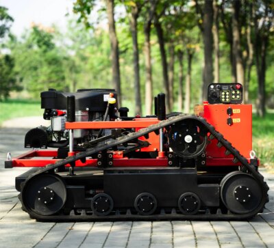 27HP super   powerful slope remote contril  crawler lawn mowing robot - Image 3
