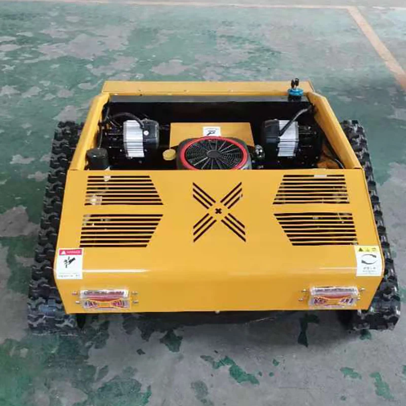 Large powerful 20hp 100cm width 50 Degrees Slope Garden Remote Control Robot Lawn mower