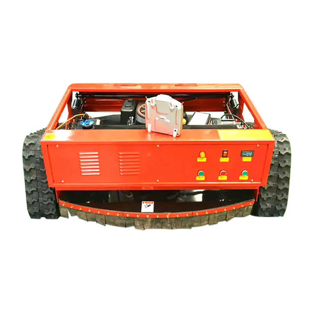 Gasoline Lawn Mower 800/1000mm Grass Cutting Robot Gasoline Mower with Remote Control for Lawns Wasteland
