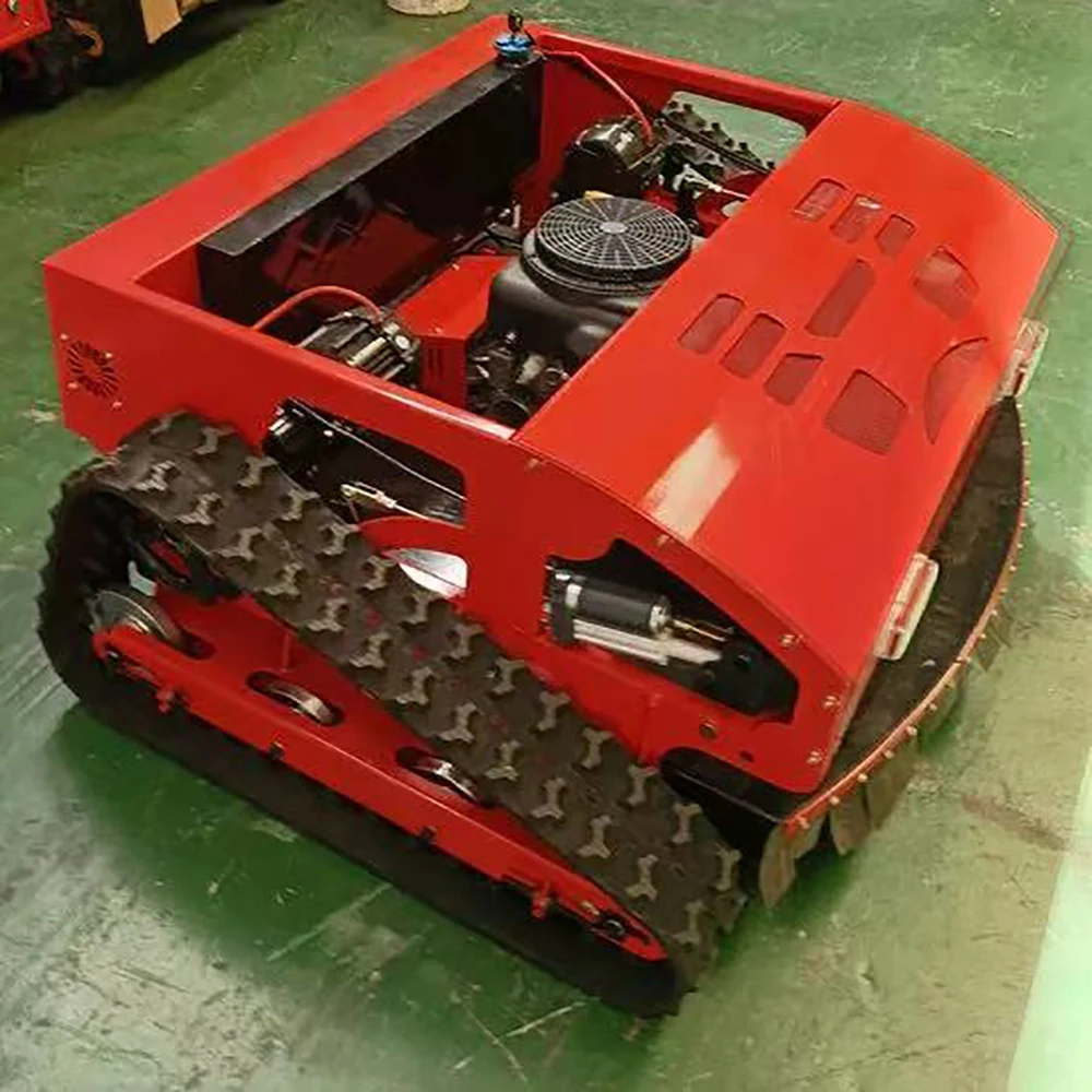 Gasoline Lawn Mower 800/1000mm Grass Cutting Robot Gasoline Mower with Remote Control for Lawns Wasteland