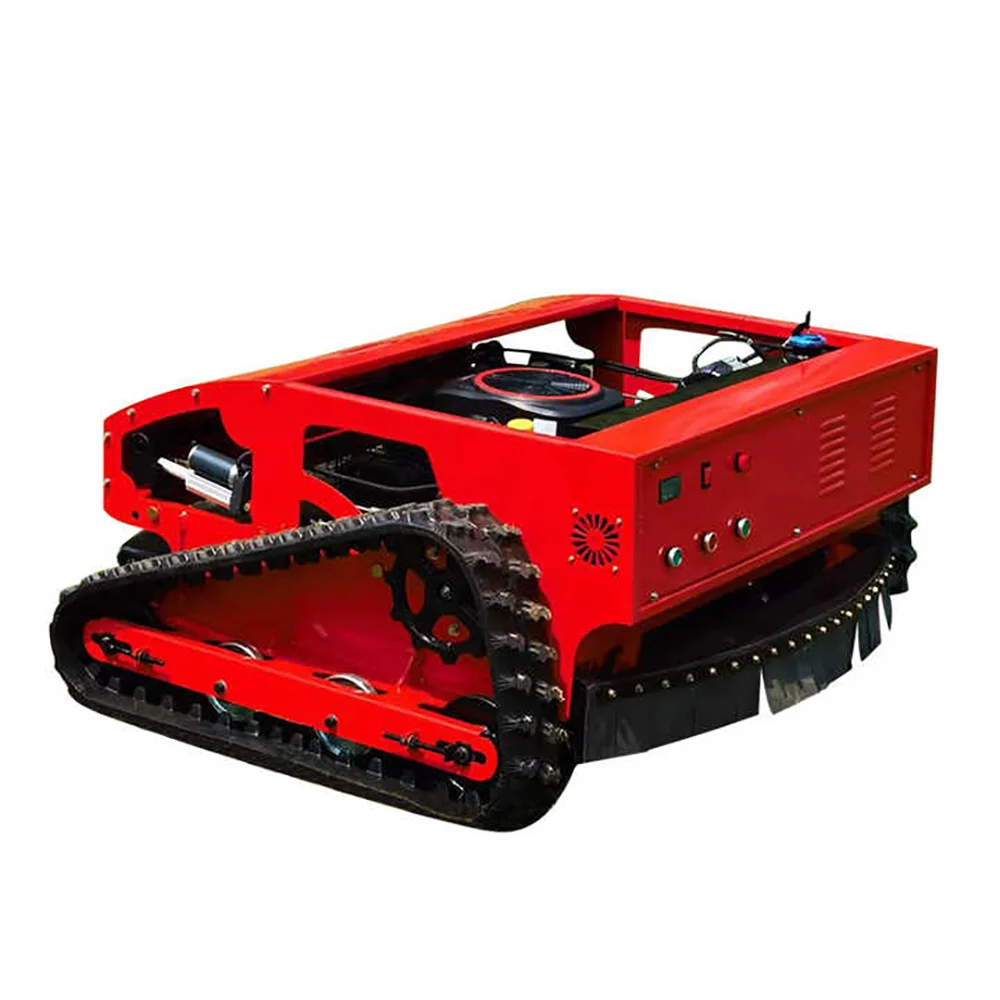Gasoline Lawn Mower 800/1000mm Grass Cutting Robot Gasoline Mower with Remote Control for Lawns Wasteland