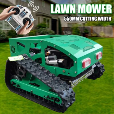 550mm Gasoline Lawn Mower Grass Cutting Robot Gasoline Mower with Remote Control for Lawns Wasteland Shipping Not Included