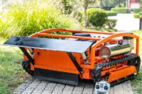 25hp   Multi-function Garden Remote Control Robot Zero Turn Slope Lawn Mower Excellent Climbing Ability with shovel