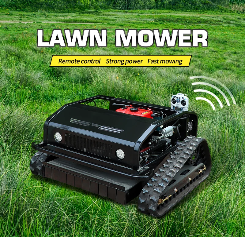 Remote Controlled Robot Lawn Mowers Machine Remote Control Lawn Mowers Cutting 550Mm Garden Lawn Mower Grass Crusher Flail Mower Remote Controlled Robot Lawn Mowers Machine Remote Control Lawn Mowers Cutting 550Mm Garden Lawn Mower Grass Crusher Flail Mower