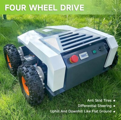 Garden Robot Lawn Mower Electric Remote Control Grass Cutting Mowing Cordless Lawn Mower Machine For Home Park Agricultural - Image 2