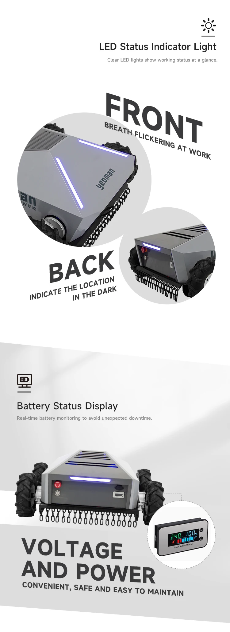 Smart Robotic Lawn Mower Grass Cutting 400Mm Garden Wireless Mowing Robot Lawn Mowers Cordless Lawn Mower Machine For Home Smart Robotic Lawn Mower Grass Cutting 400Mm Garden Wireless Mowing Robot Lawn Mowers Cordless Lawn Mower Machine For Home