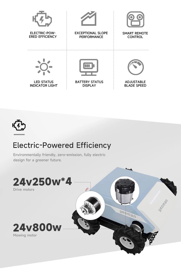 Garden Robot Lawn Mower Remote Control Wireless Grass Cutting 400mm Mowing Robot Smart Lawn Mowers Robot For Home