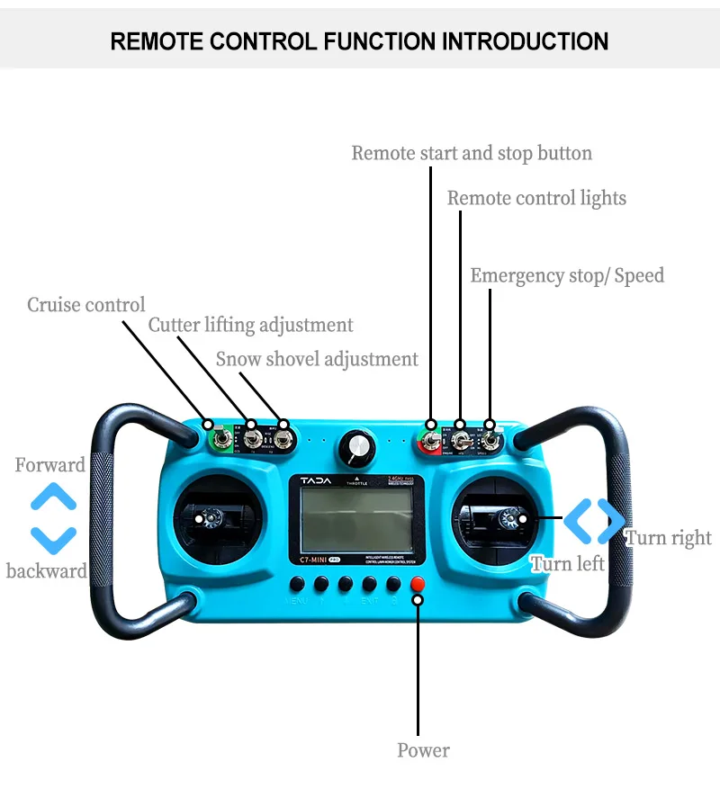 Customized automated intelligent crawler-type lawn mower; Intelligent remote-controlled all-terrain lawn trimming robot