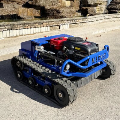 Customized automated intelligent crawler-type lawn mower; Intelligent remote-controlled all-terrain lawn trimming robot - Image 2