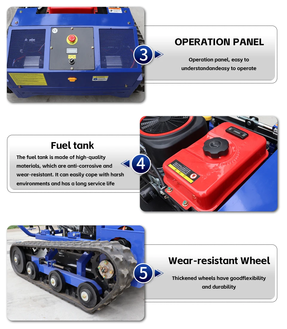 A new era of smart lawn care Precision cutting Wireless control Environmentally friendly power remote control lawn mower robot