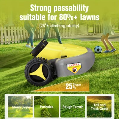 Smart Electric Robot Lawn Mower For Garden And Garden Remote Control Lawn Mower Robotic Moving Lawn - Image 2