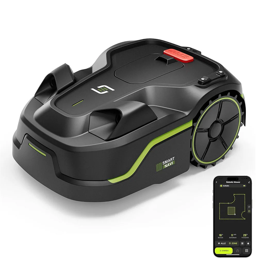 Automatic Robot Lawn Mower for 1000m² with Precise GPS Location & Boundary Wire App-Controlled Robotic Lawn Garden Mower Automatic Robot Lawn Mower for 1000m² with Precise GPS Location & Boundary Wire App-Controlled Robotic Lawn Garden Mower